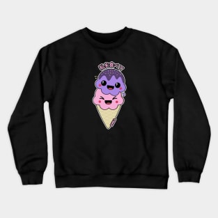 Kawaii Ice Cream Cone Crewneck Sweatshirt